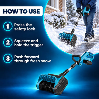 SnowGo Cordless Snow Sweeper