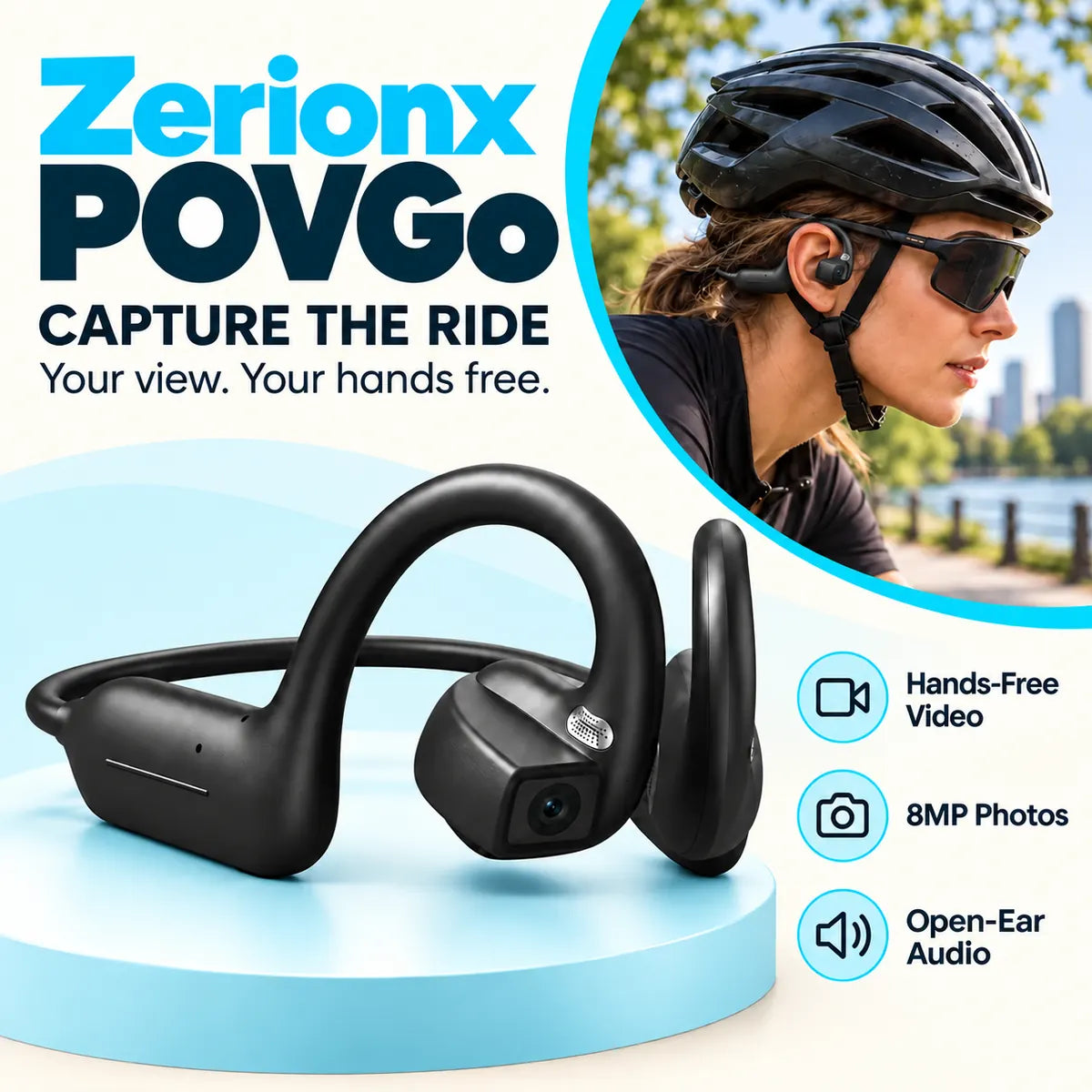 POVGo AI Camera Earphones